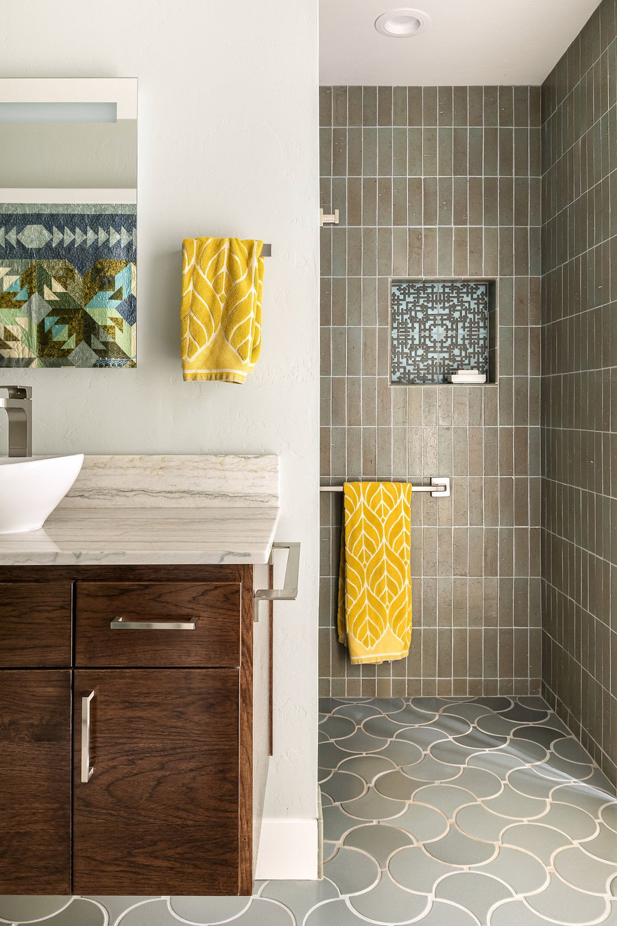Glazed Brick Shower, Fresno