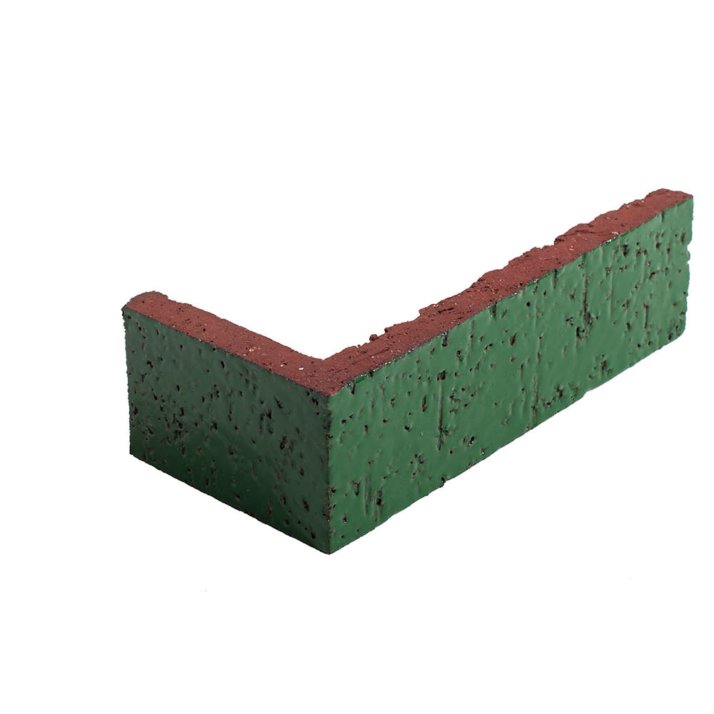 2x8 Glazed Brick Corner