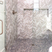Italian Porcelain 10 Trama Mosaic 12x12 Nero