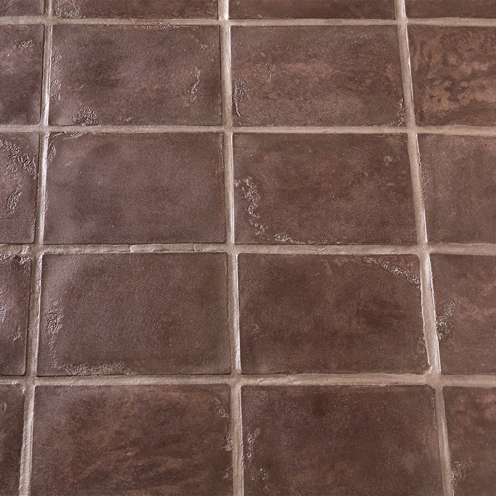 In Stock Artillo 8x12 Cotto Chocolate Limestone