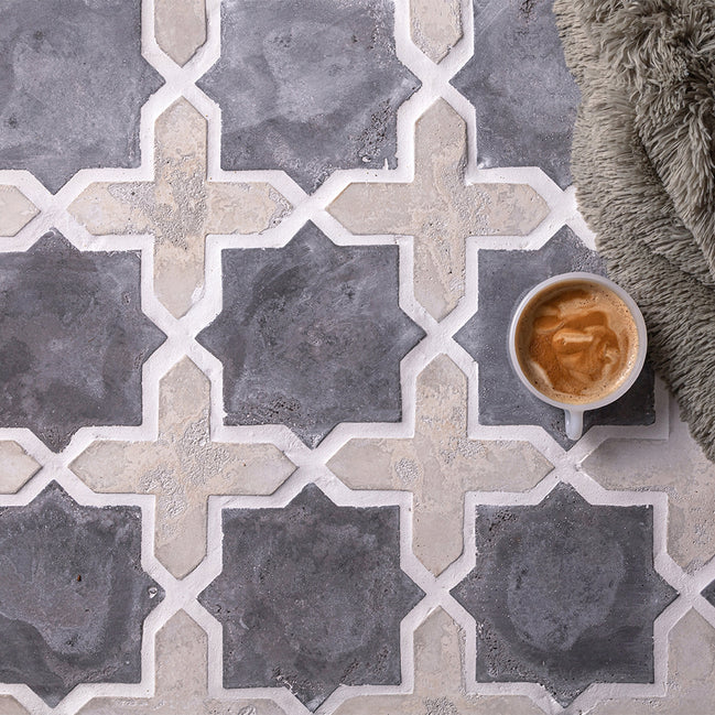 In Stock Artillo Arabesque Pattern 2C Magnolia