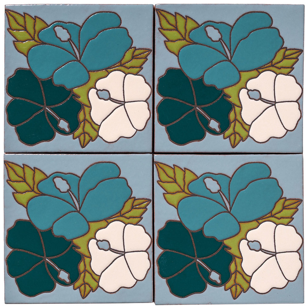Palm Royale Gilded Hibiscus 2 - 6x6