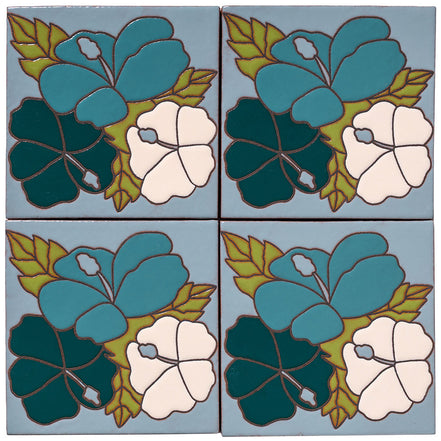 Palm Royale Gilded Hibiscus 2 - 6x6