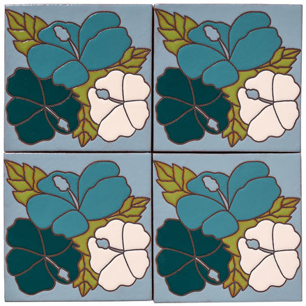 Palm Royale Gilded Hibiscus 2 - 6x6
