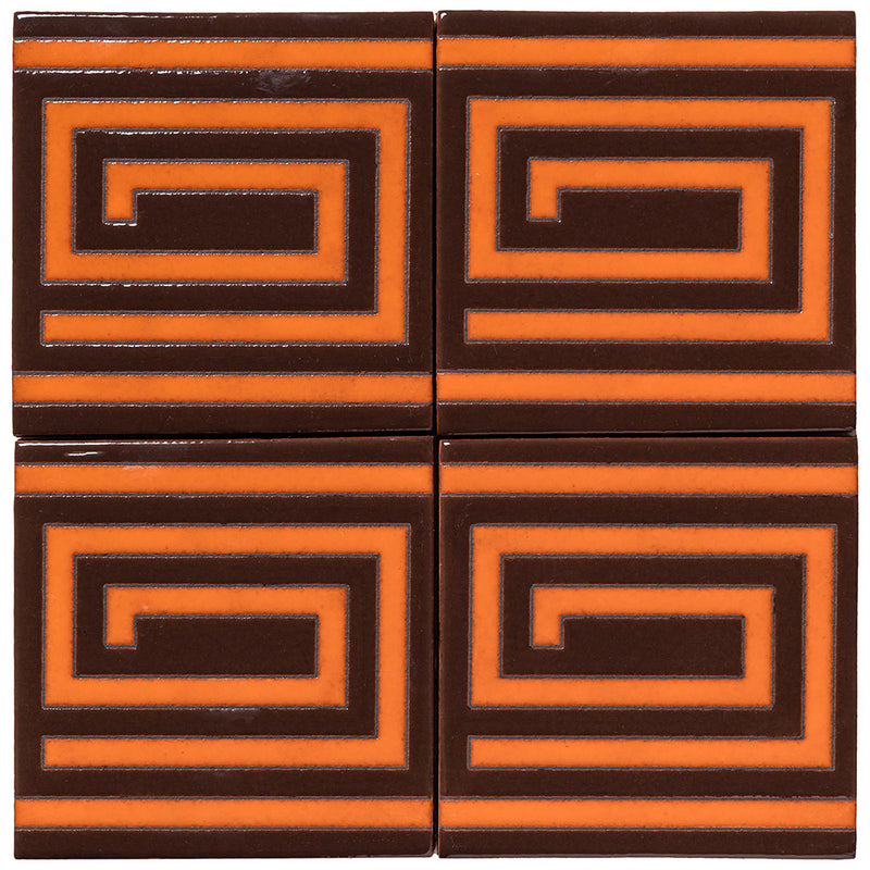 Palm Royale Island Key 1 - 6x6 ceramic tile design