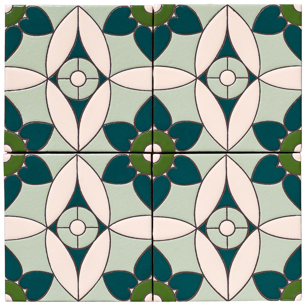 Palm Royale Moroccan Heart 1 - 6x6