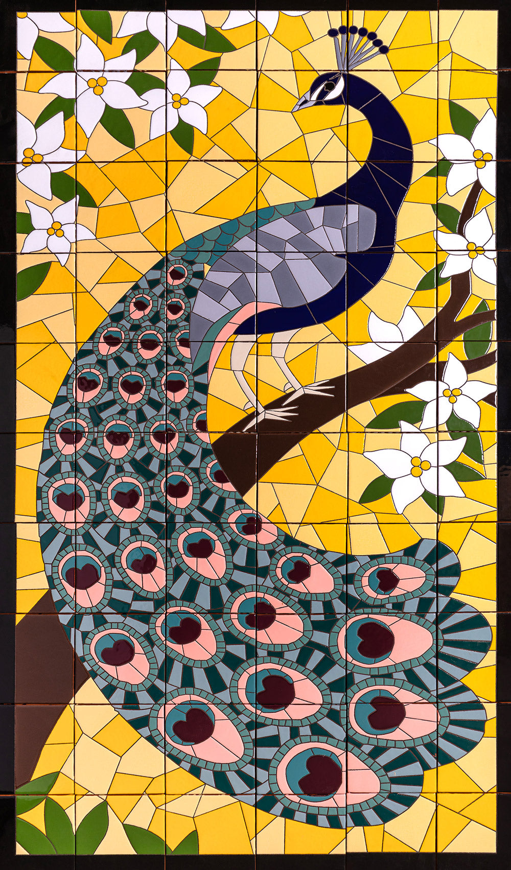 Palm Royale Peacock Mural