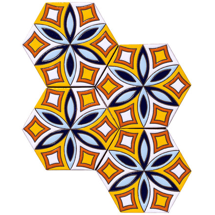 Palm Royale Sea Spray 2 - 6" Hexagon