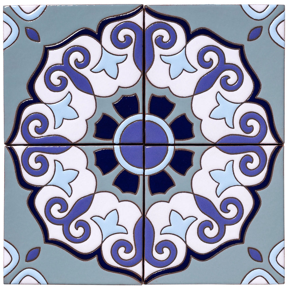Palm Royale Seaside Scroll 1 - 6x6