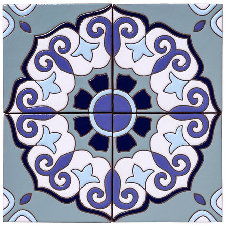 Palm Royale Seaside Scroll 1 - 6x6