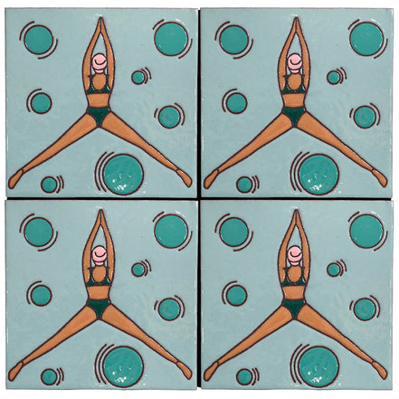 Palm Royale Swimmer 2 - 6x6