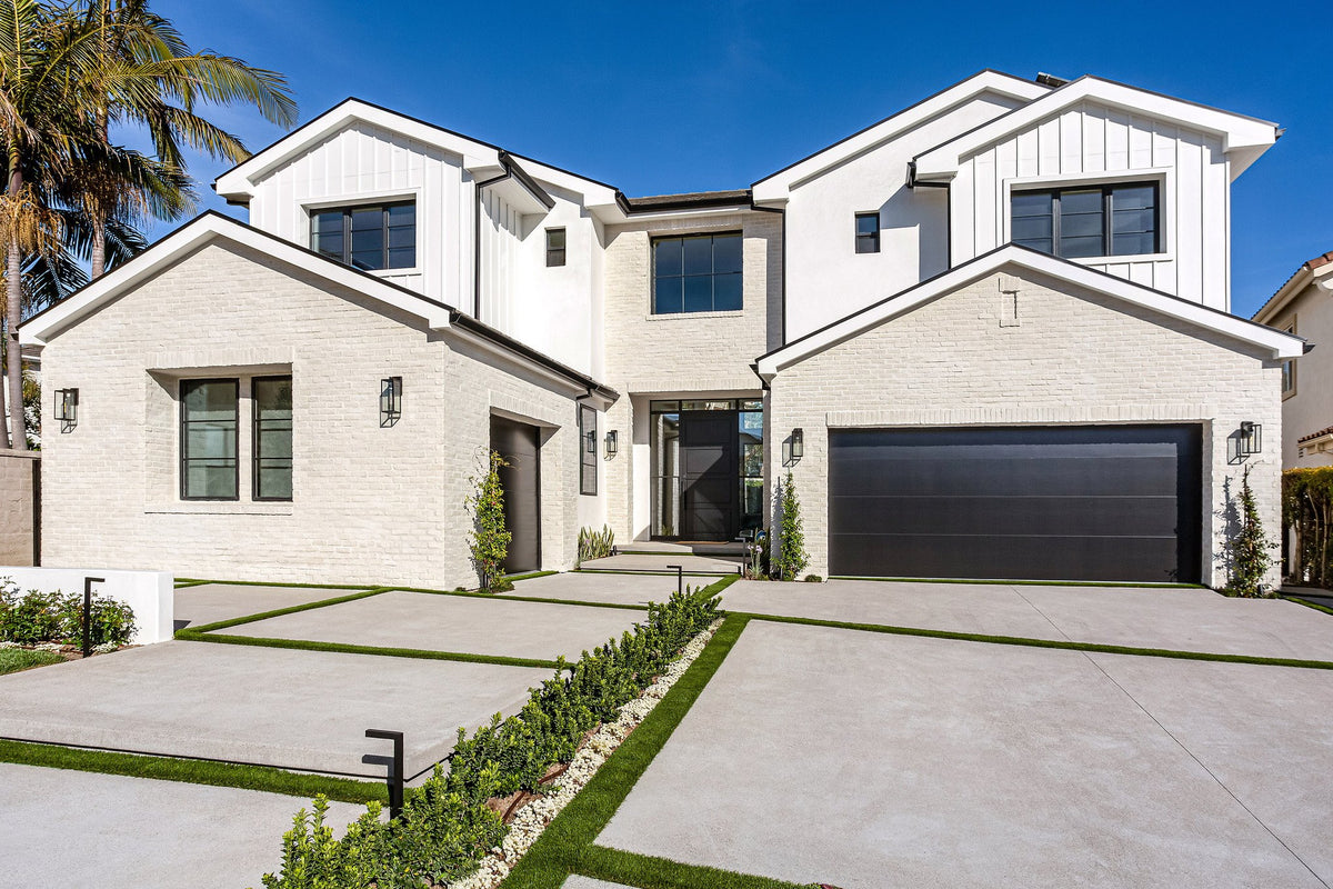 Brick facade with front walk