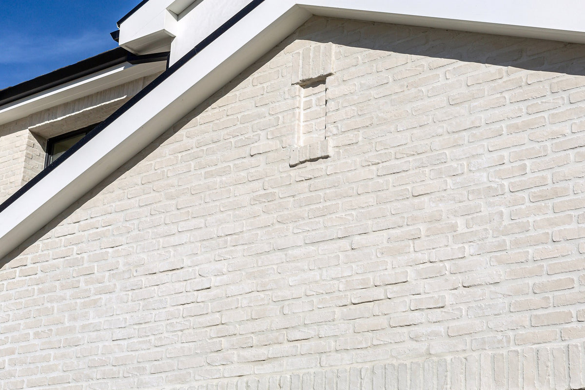 Brick gable and roofline
