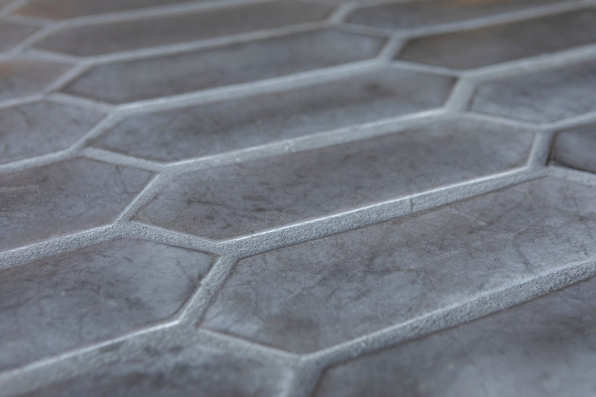 Handcrafted Picket tile up close