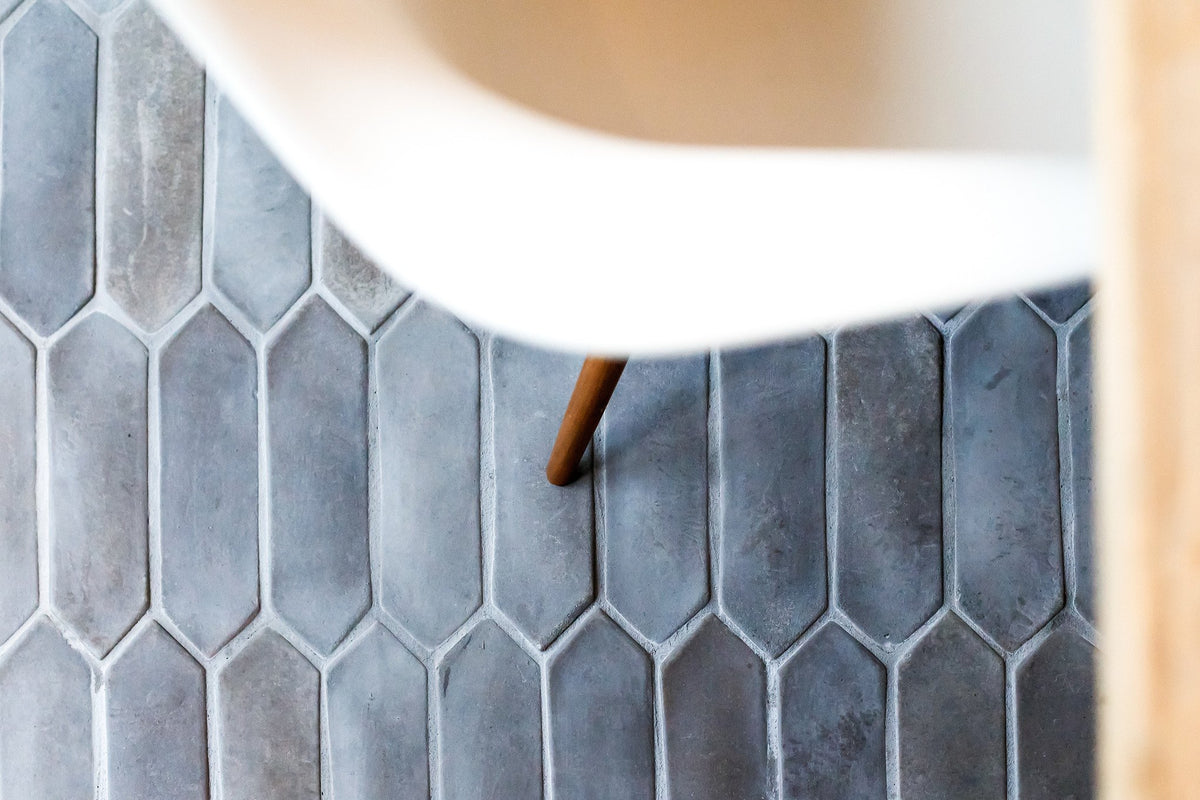 Close-up of Artillo Picket in Charcoal