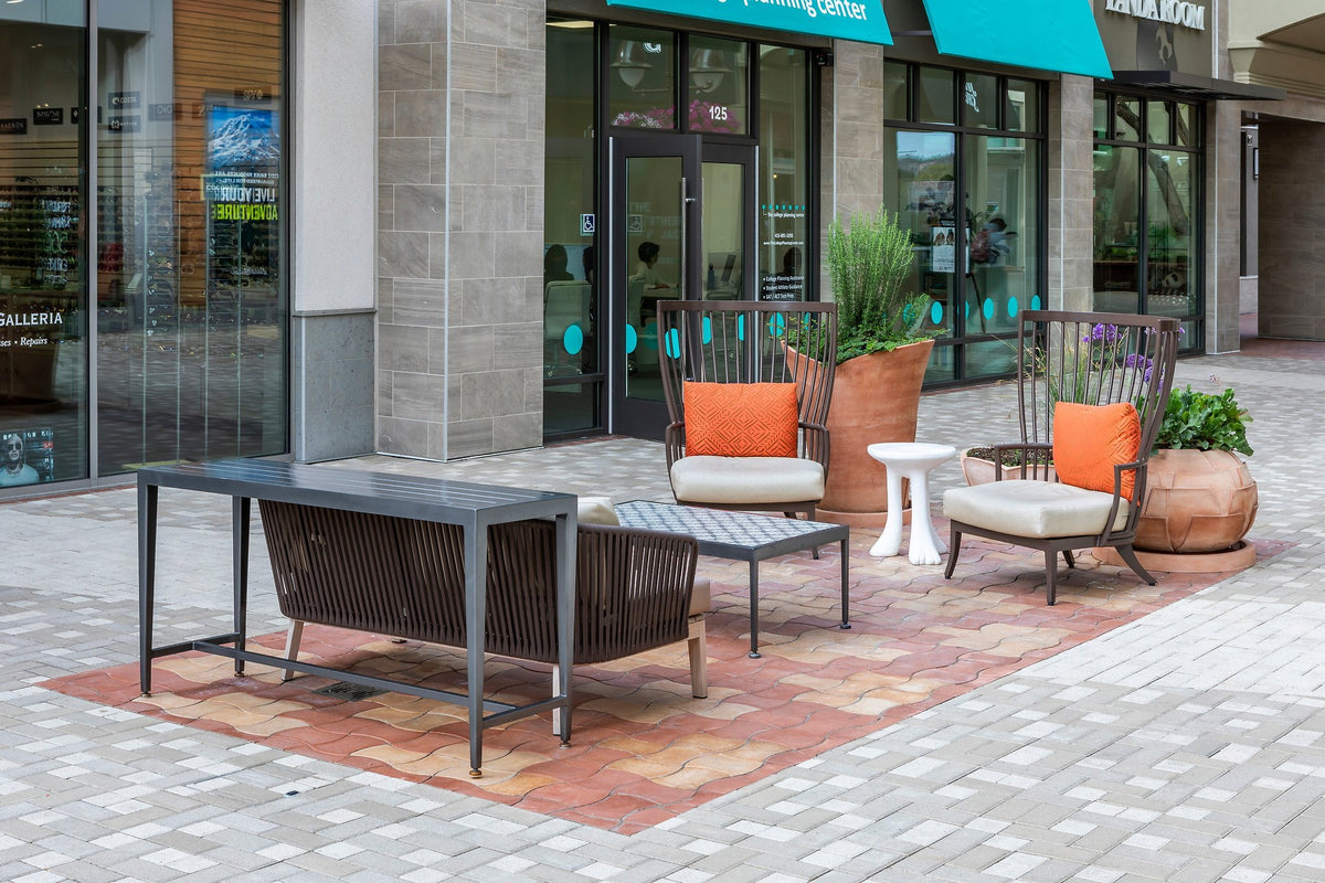 Durango pavers in warm reds