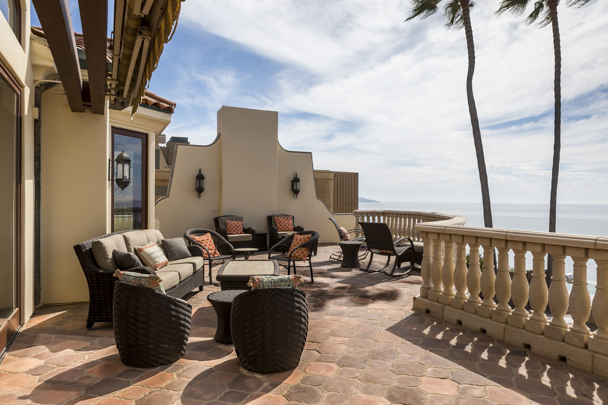 Terrace seating area
