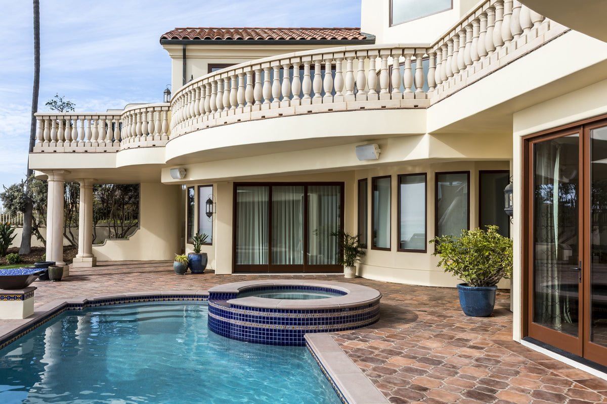 Pool courtyard