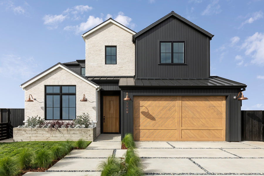 Early Gray Brick Farmhouse