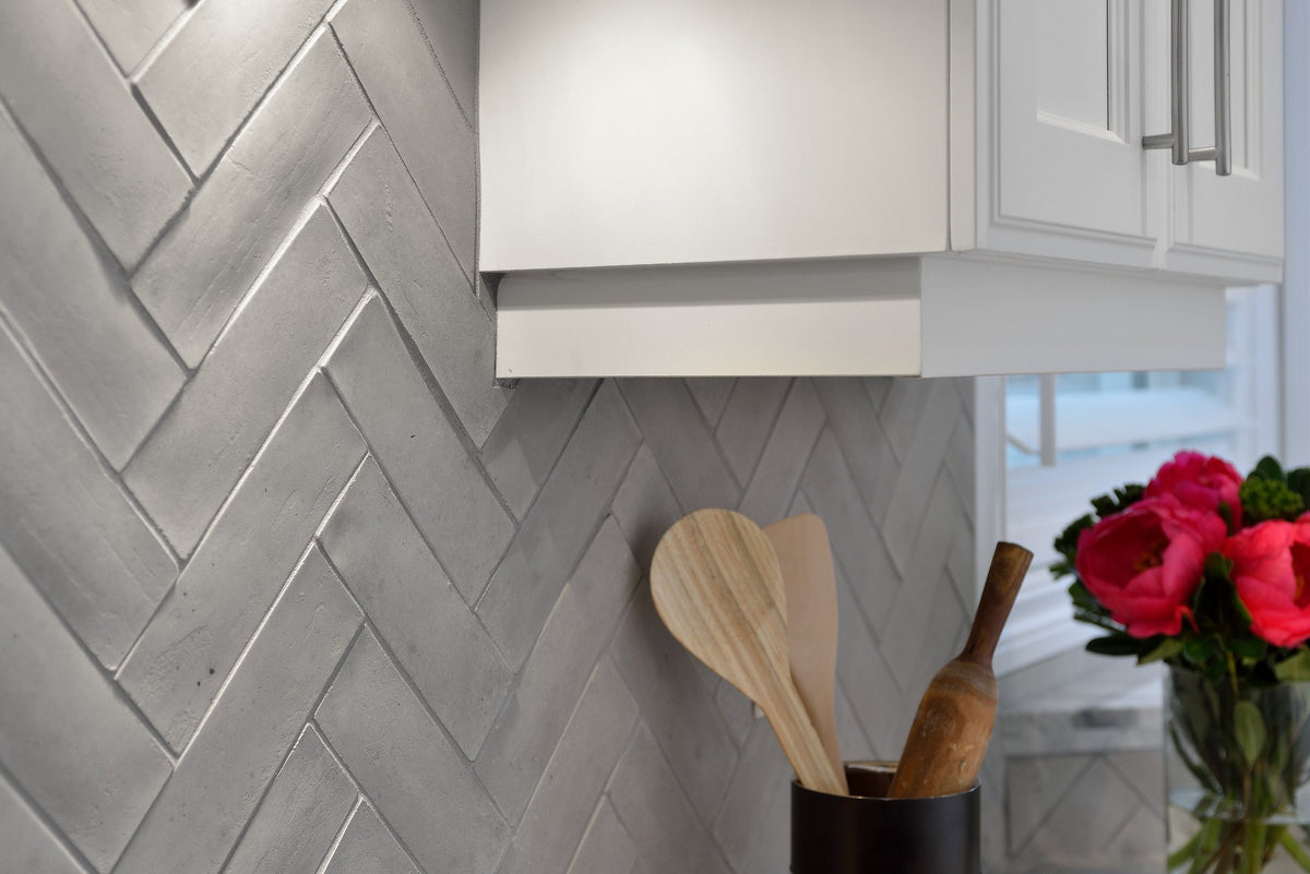 Close-up of Artillo 2x8 herringbone