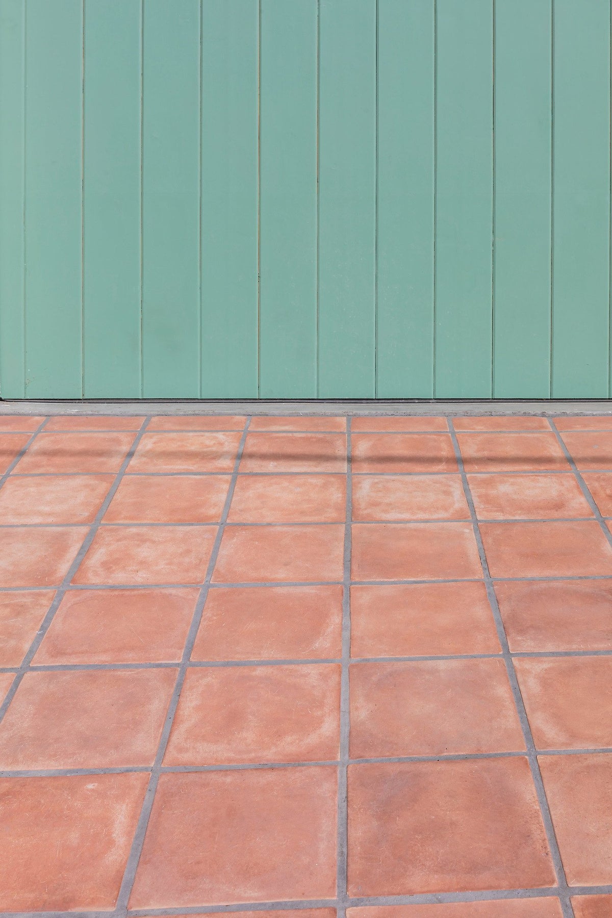 Close-up of Cotto Gold square tile