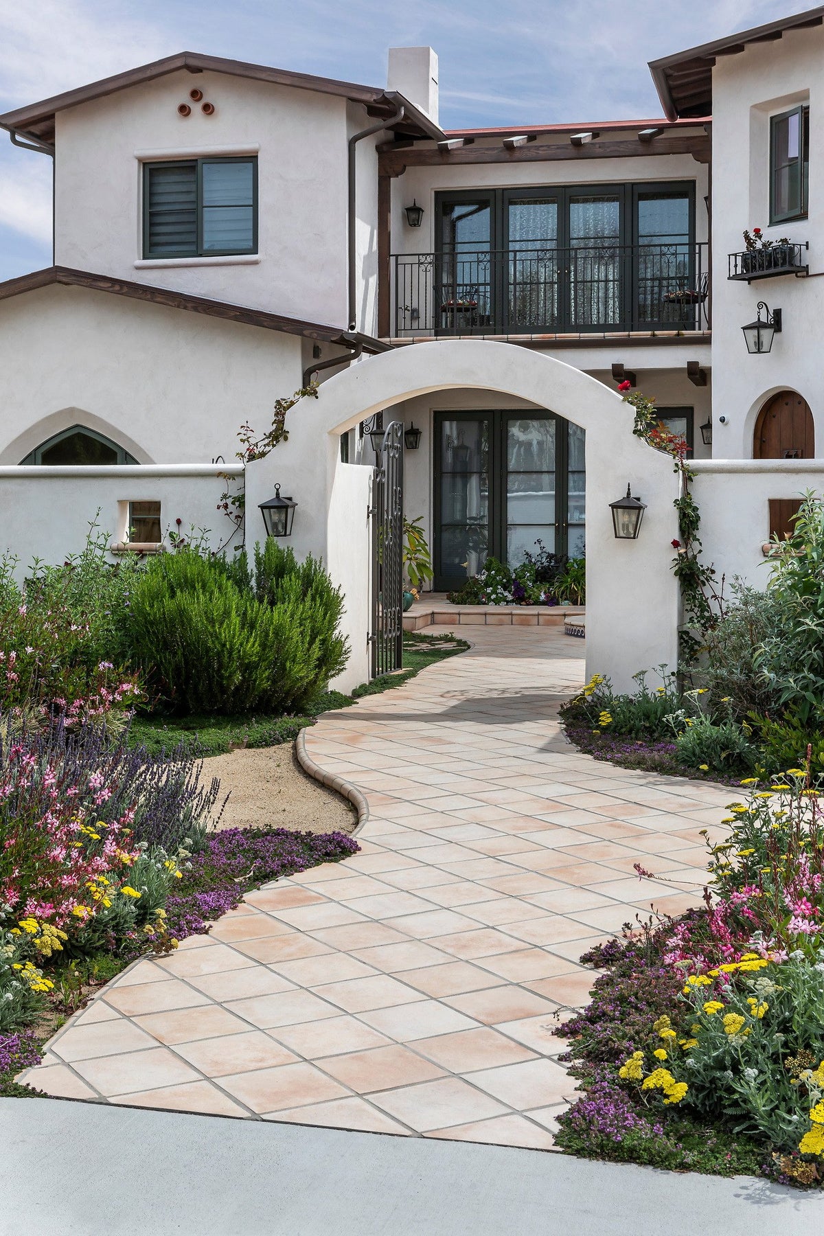Artillo walkway through the front garden