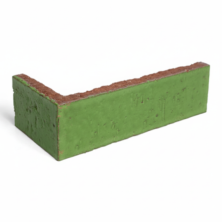 2x8 Glazed Brick Corner