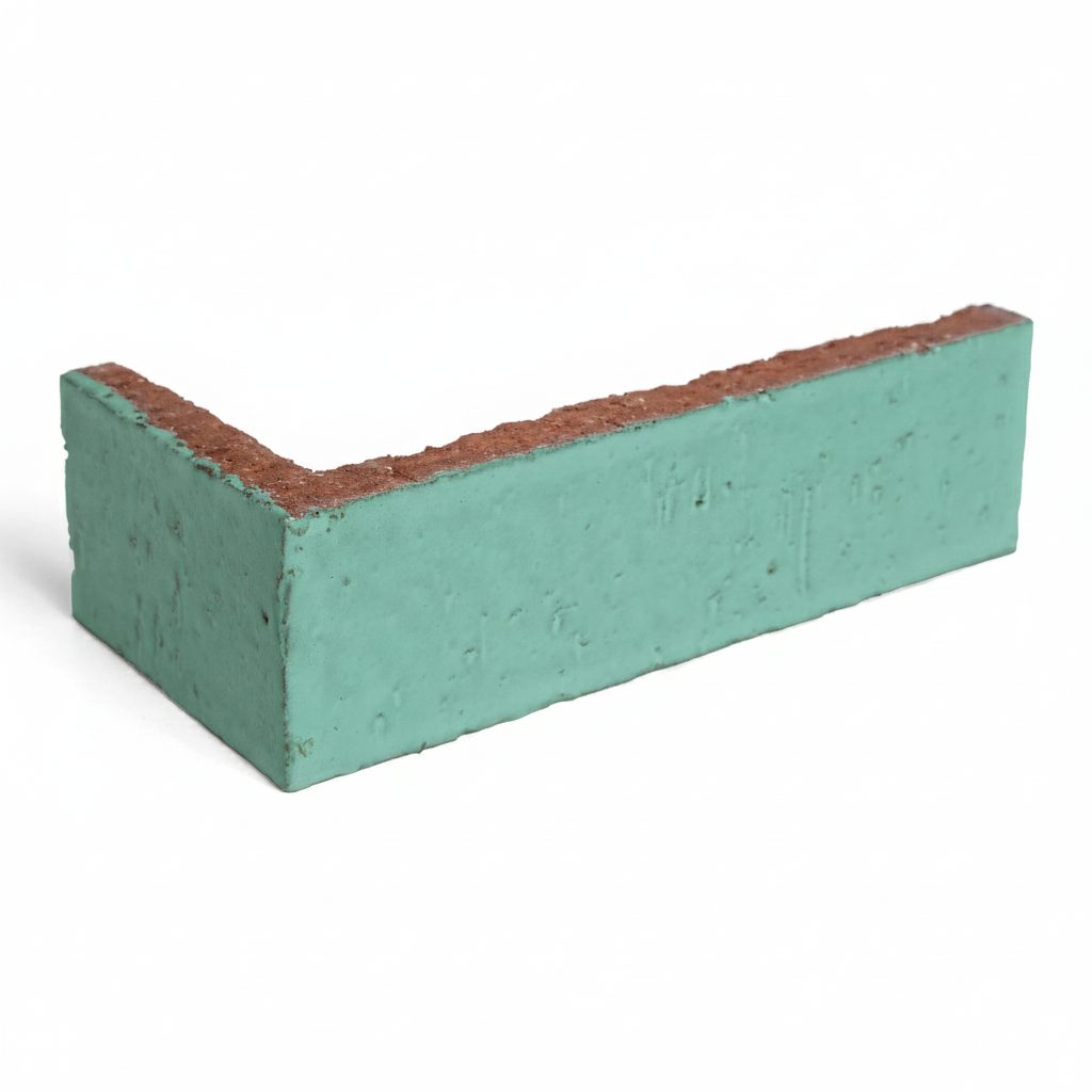 2x8 Glazed Brick Corner