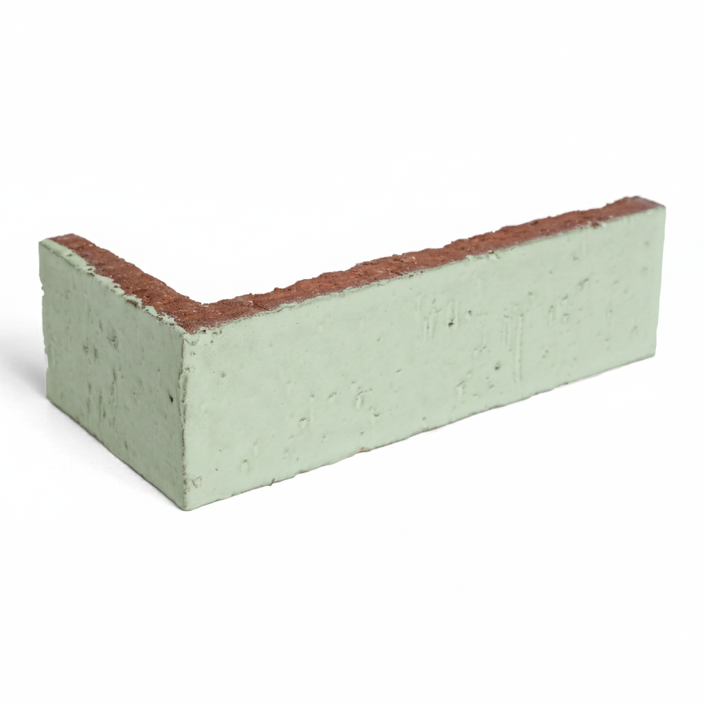 2x8 Glazed Brick Corner