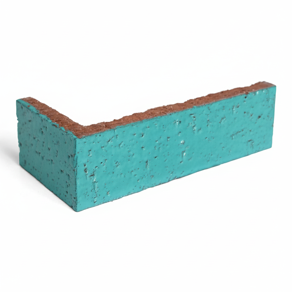 2x8 Glazed Brick Corner