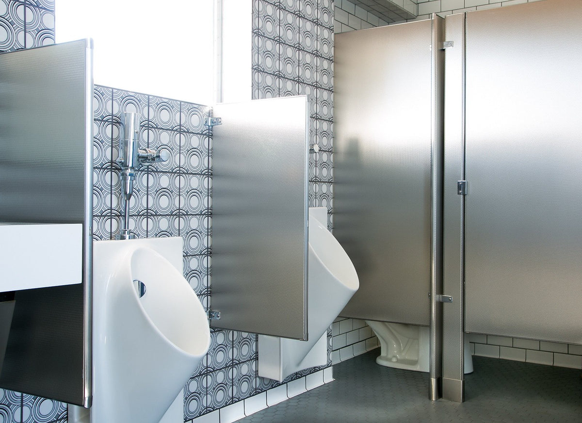 Steel partitions and Rings tile