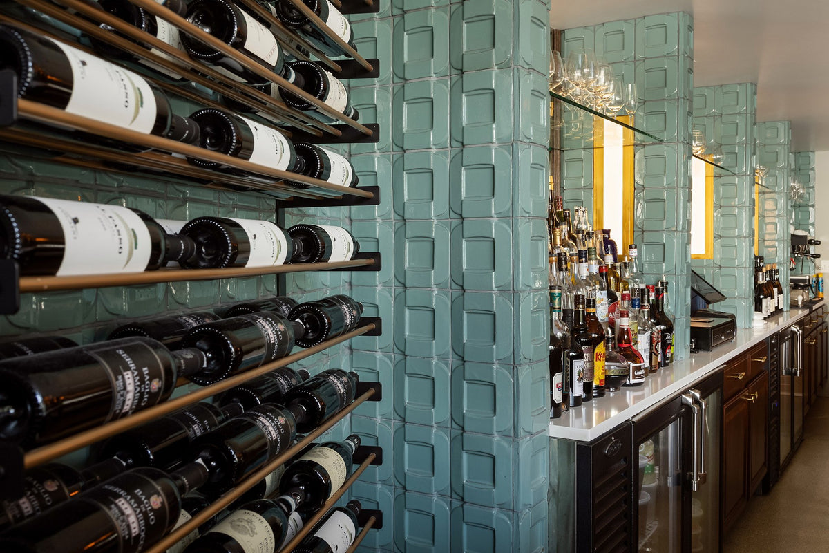 Wine wall meets a Buckle pier