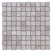 Italian Porcelain 10 Trama Mosaic 12x12 Grigio