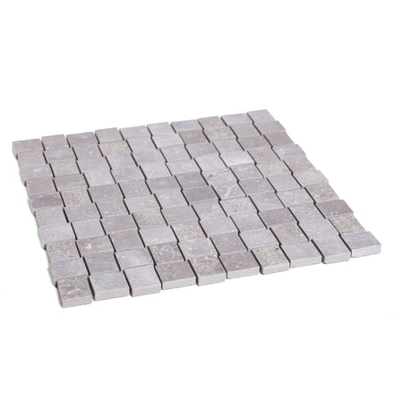 Italian Porcelain 10 Trama Mosaic 12x12 Grigio
