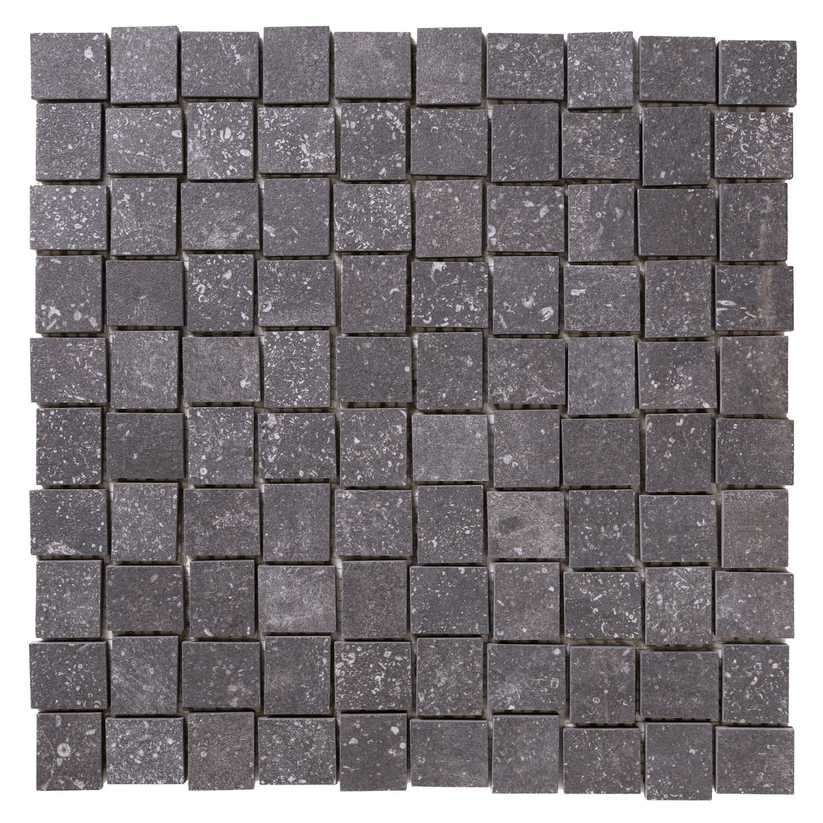 Italian Porcelain 10 Trama Mosaic 12x12 Nero