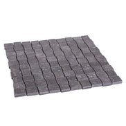 Italian Porcelain 10 Trama Mosaic 12x12 Nero