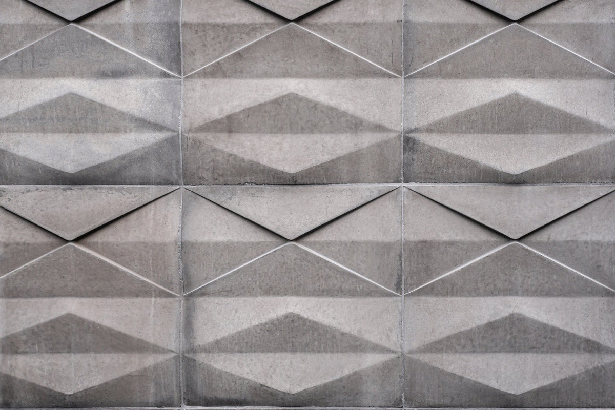 Compton 12x12 pattern in Sidewalk Gray