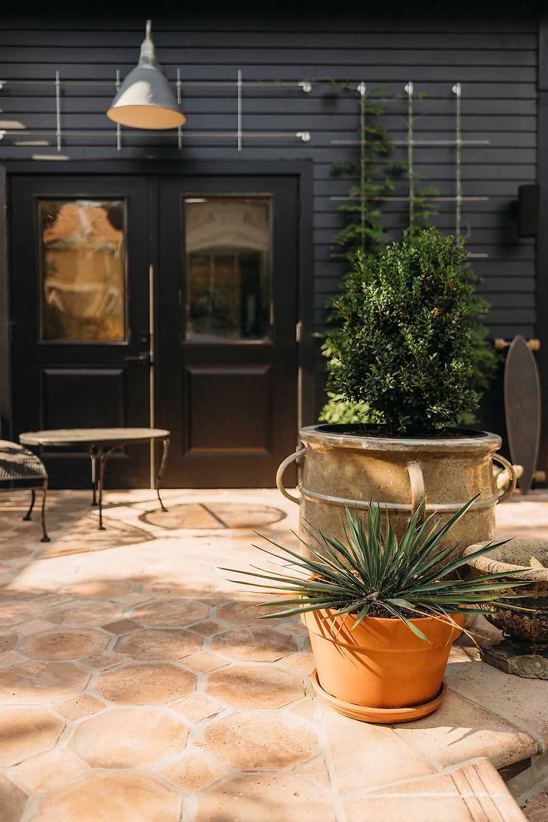 Patio by the dark-sided studio