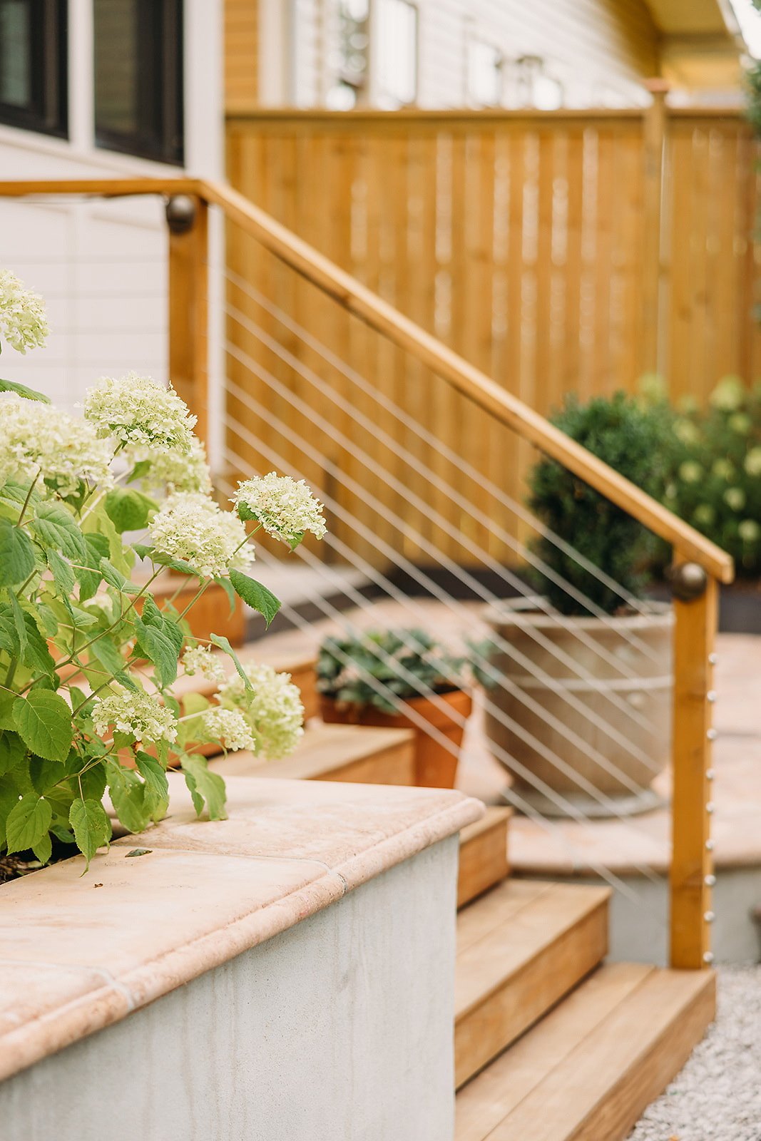 Grooved stair treads and coping