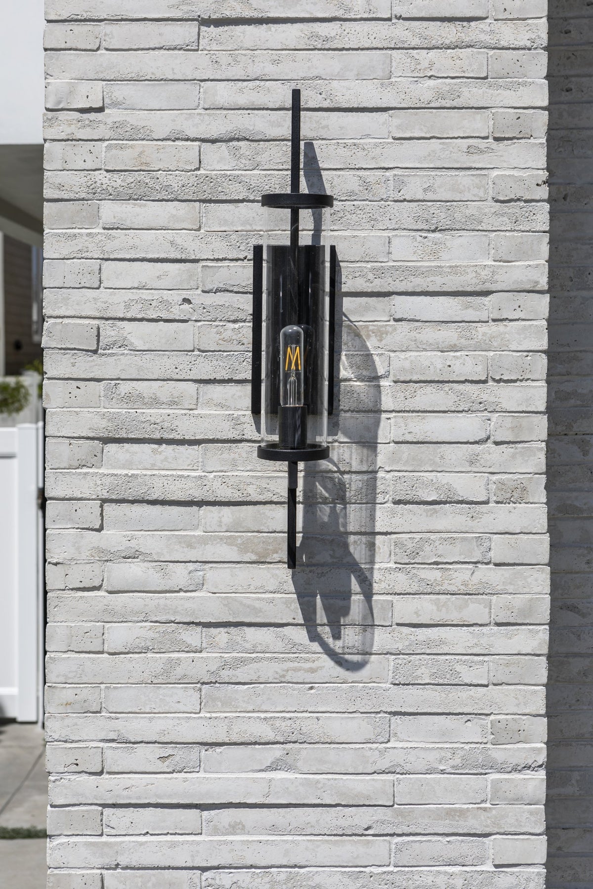 Brick column with lantern