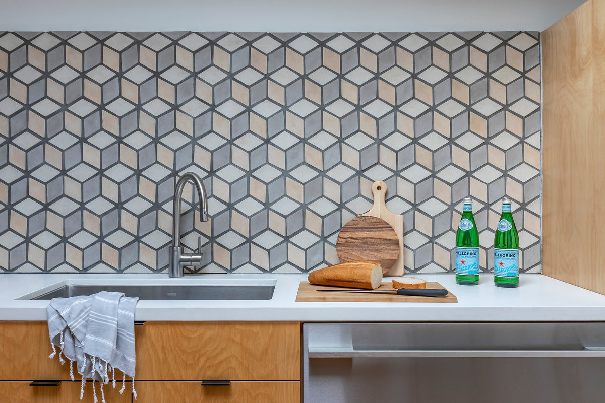 Sink wall in Artillo 3x5 Diamond