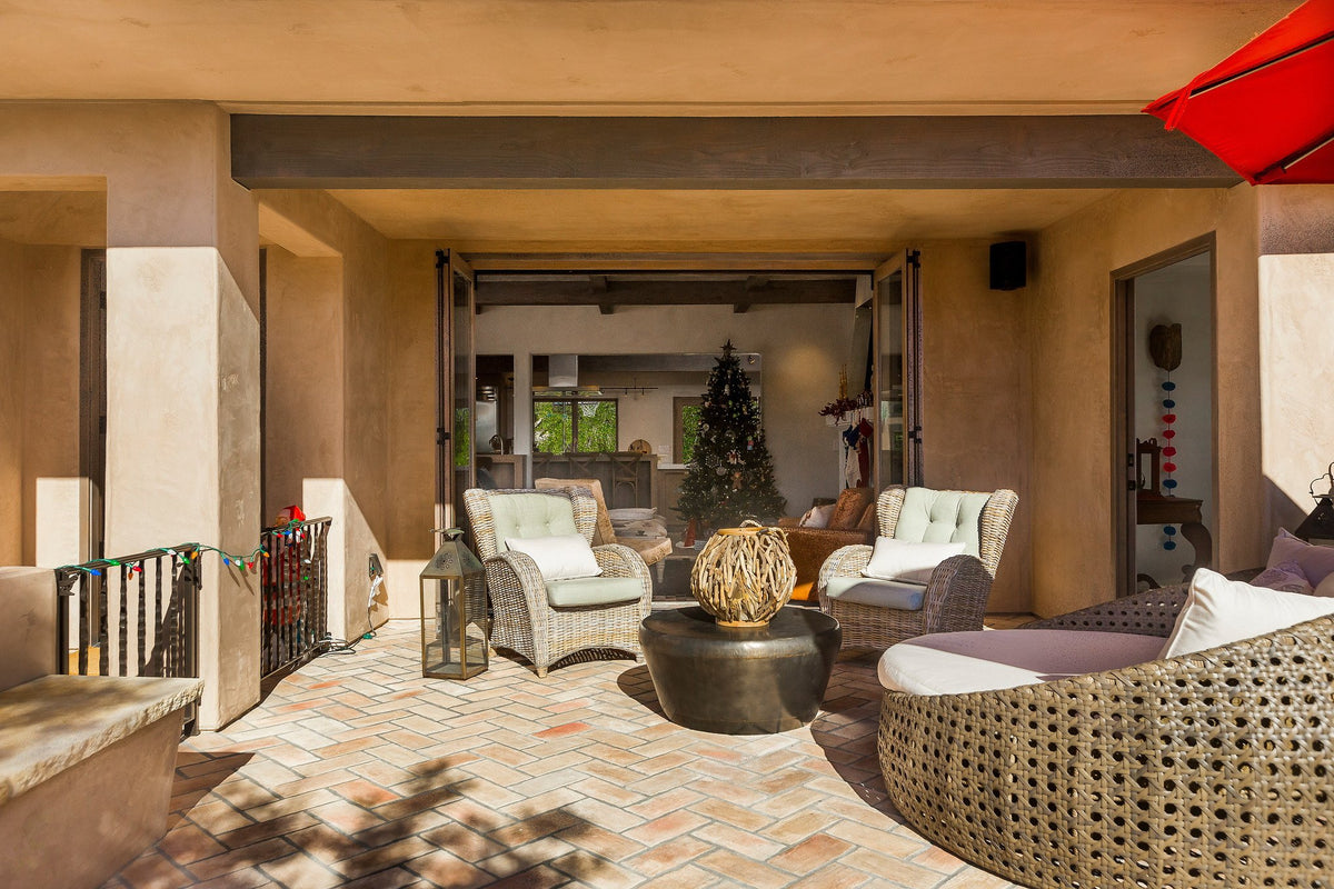 Loggia opening to the living room