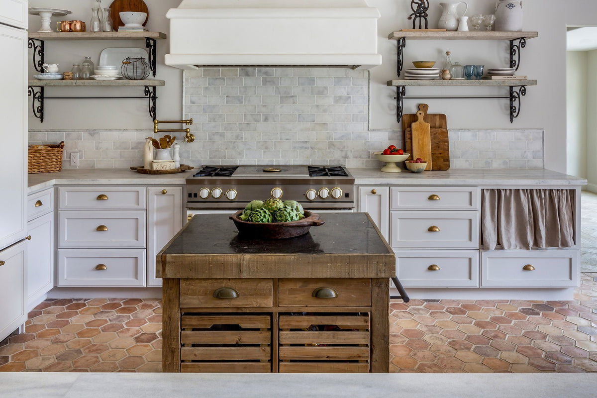 Kitchen on Artillo Hexagon in Creme Fraiche
