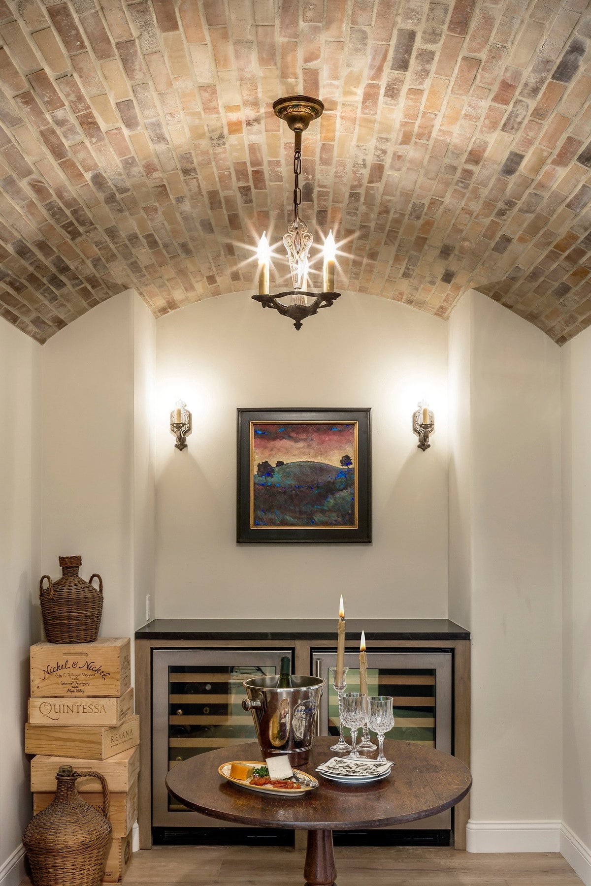 Barrel ceiling in Antik brick