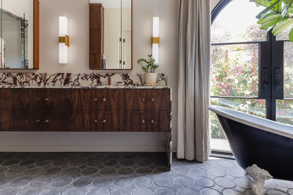Bath with Big 9A floor in Charcoal