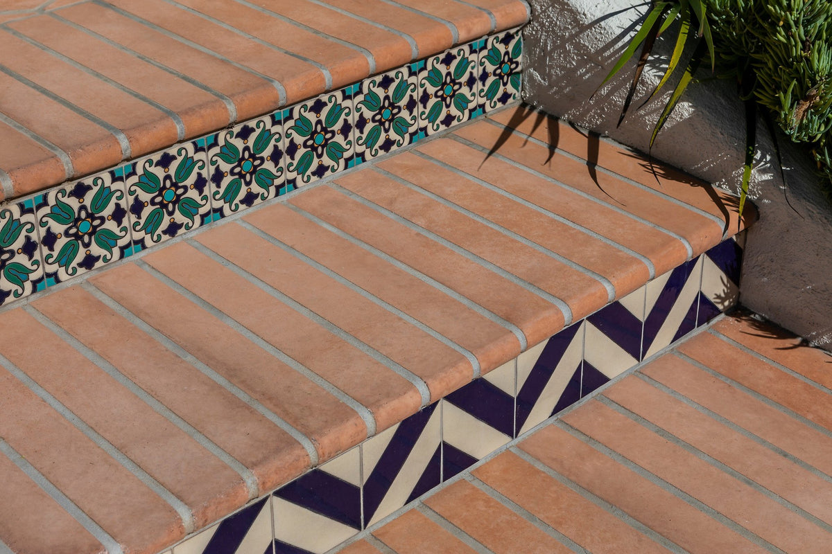 Stair tread and riser detail