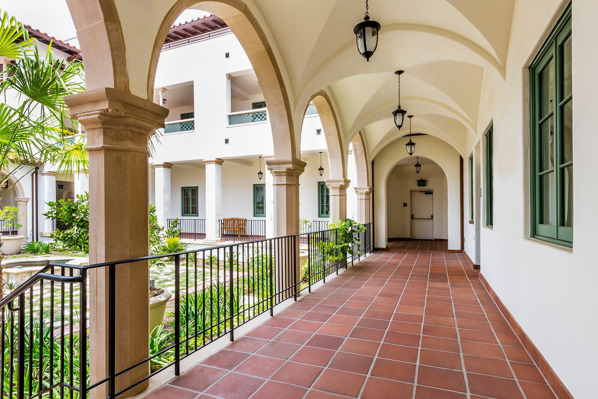 Arched loggia in Monrovia Braun