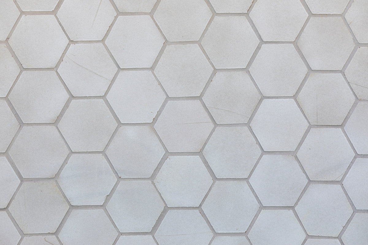 Hexagon tile close-up