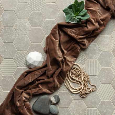 Italian Porcelain 10 Exa Mosaic 10x10 Crema Mix