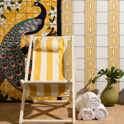 Palm Royale Peacock Mural